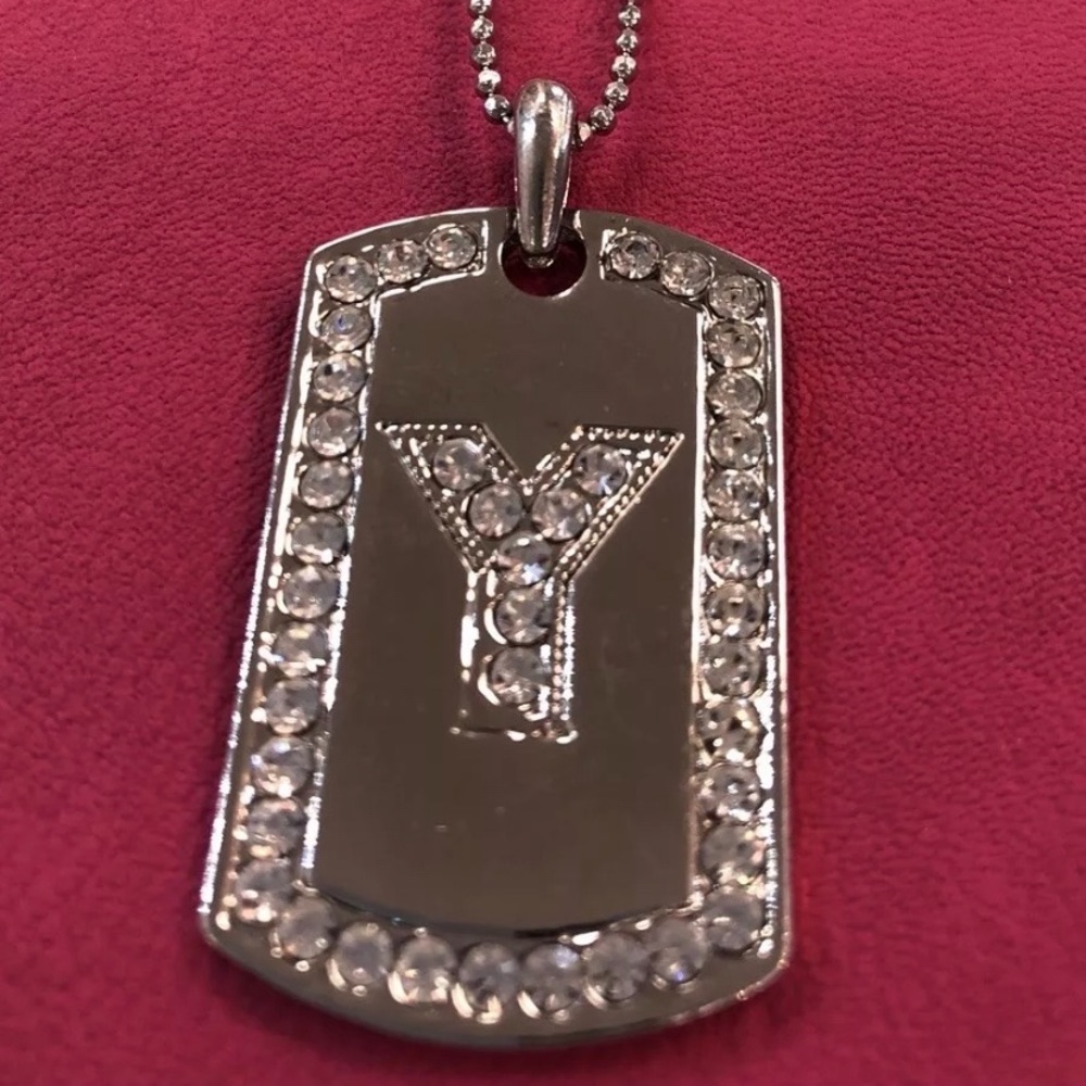 ISO! NOT SELLING. Dog tag initial pendant